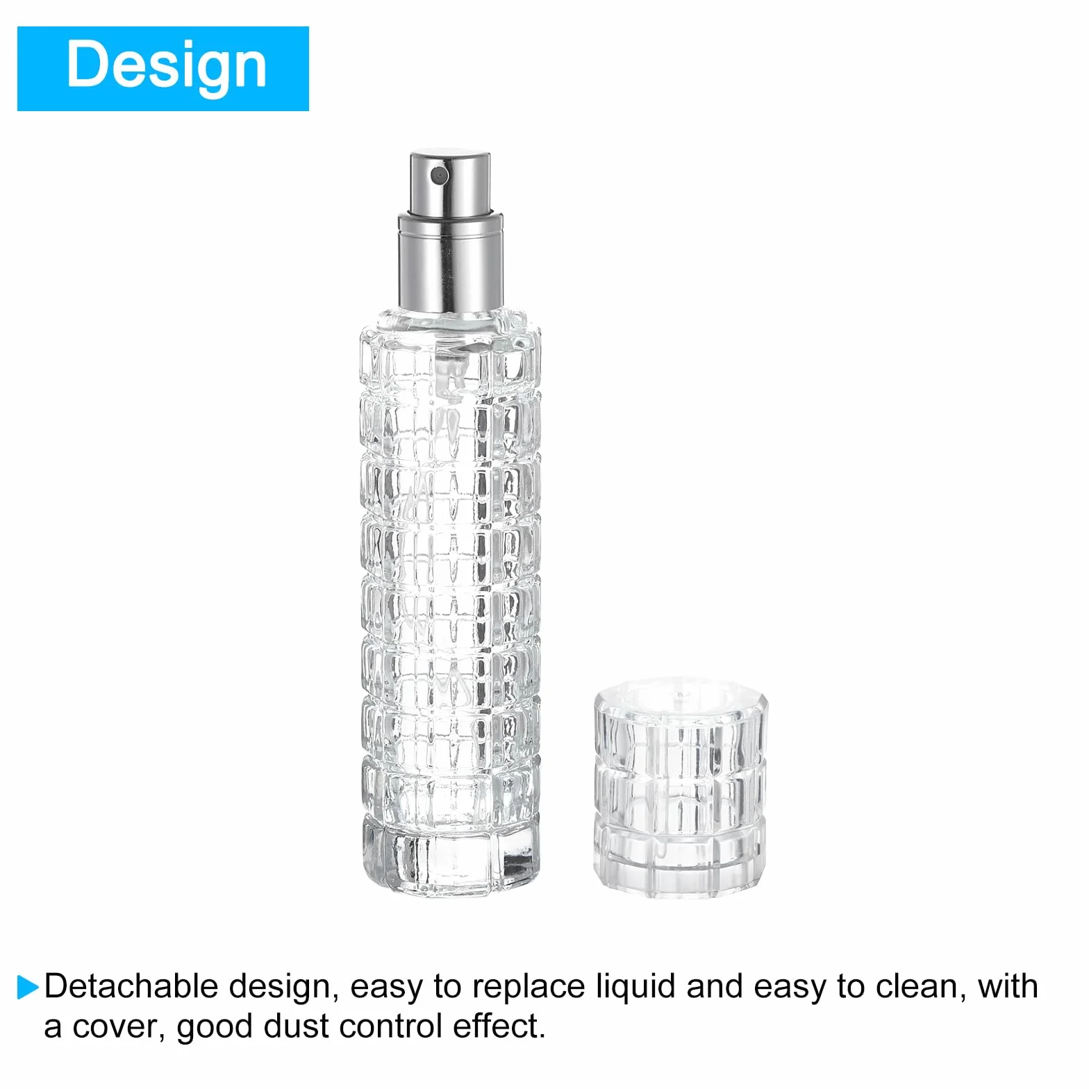 QUARKZMAN Spruzzatore per Cocktail 4pz 100ml (3,4 oz) in Vetro Bar Martini Spruzzatore di Vermouth Bottiglia Spray per Profumo Ricaricabile