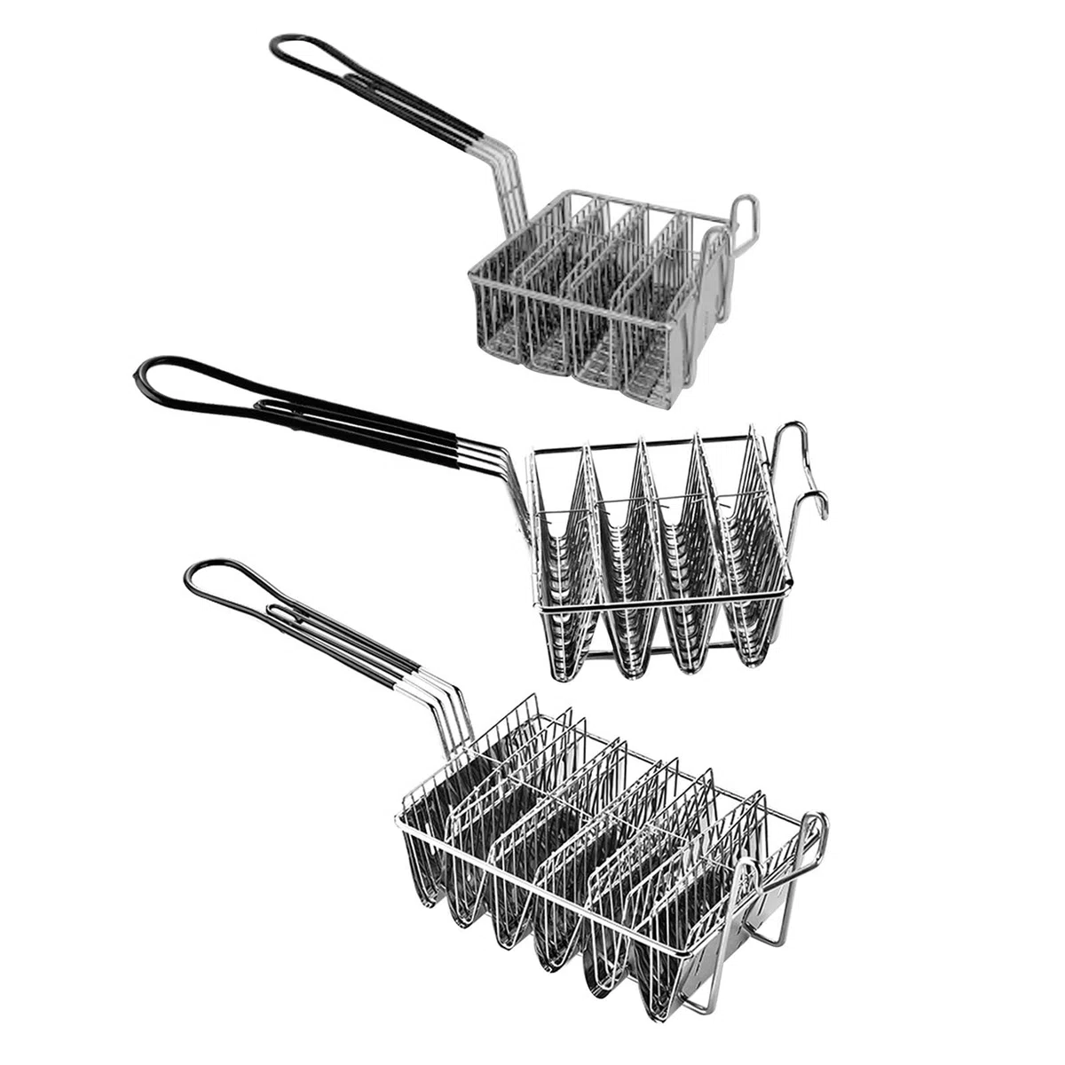 rockible Set di Supporti per Taco in Acciaio Inossidabile, 4/6 Pezzi - Pratico Accessorio da Cucina