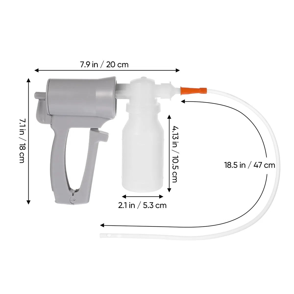 Scicalife Aspiratore Catarro Manuale Aspiratore Portatile per Casa Viaggi All'aperto