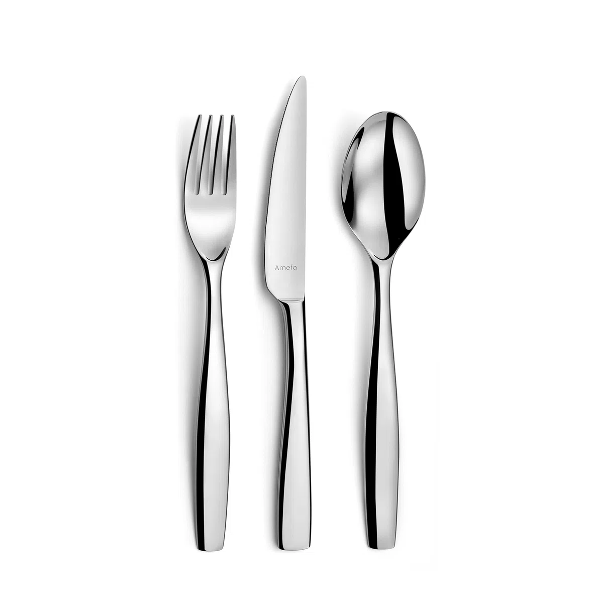 AMEFA - Set di 18 posate specifiche per l'antipasto, formaggio e dessert per 6 persone - Adonis - Acciaio 18/10 - Finitura Brillante