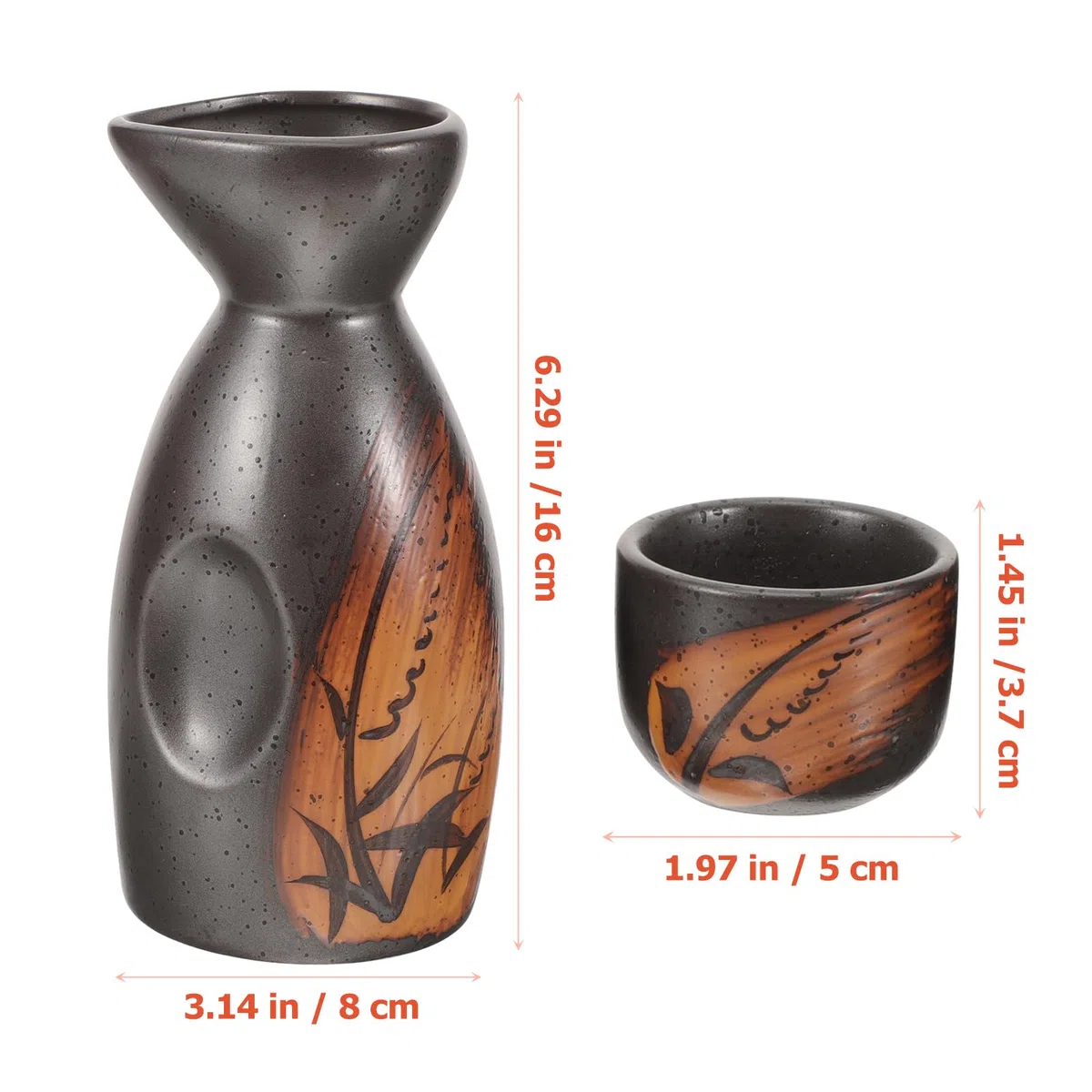 PRETYZOOM 1 Set Set Tazza Di Tè In Ceramica Tradizionale Tazza Di Sake Tradizionale Tazza Di Ceramica Sake Giapponese Tazza Di Ceramica Sake Giapponese Bollitore Per Sake Retro Bollitore