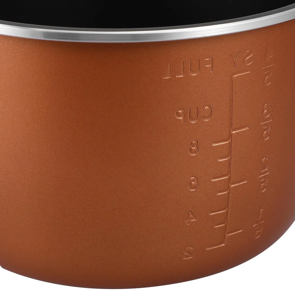 ERINGOGO Pentola Interna Design Spesso Grande capacità per Cuociriso Elettrico Antiaderente in Lega di Alluminio da 4l e 2l per Cucina Quotidiana