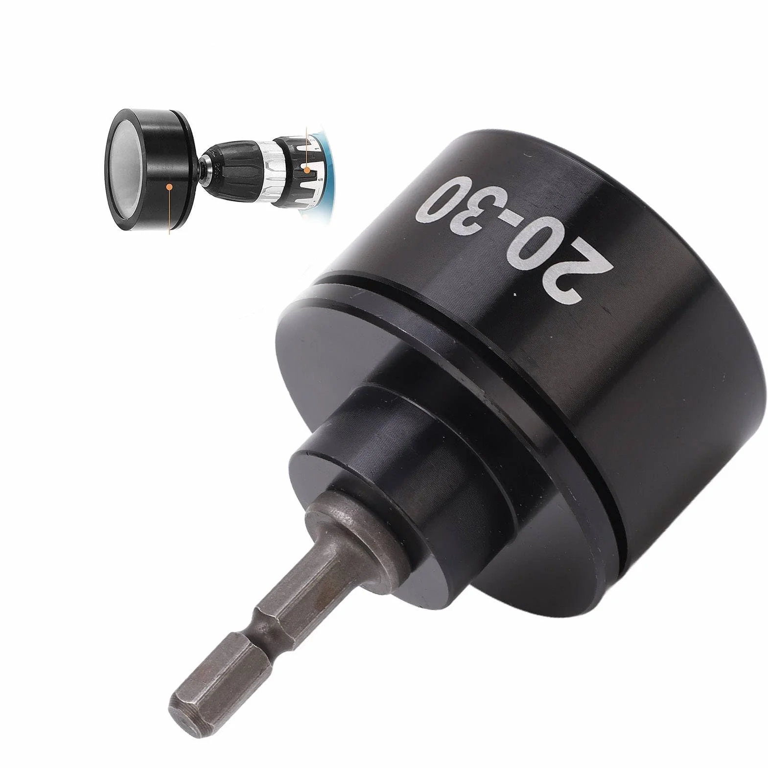 Tappatore Per Bottiglie,Testa Elettrica Per Sigillatura Tappi Testa Per Tappatura Bottiglie in Metallo Testa Rotante Per Serrare, Allentare E Ruotare Tappi Con Diametro Da 20 Mm A 30 Mm