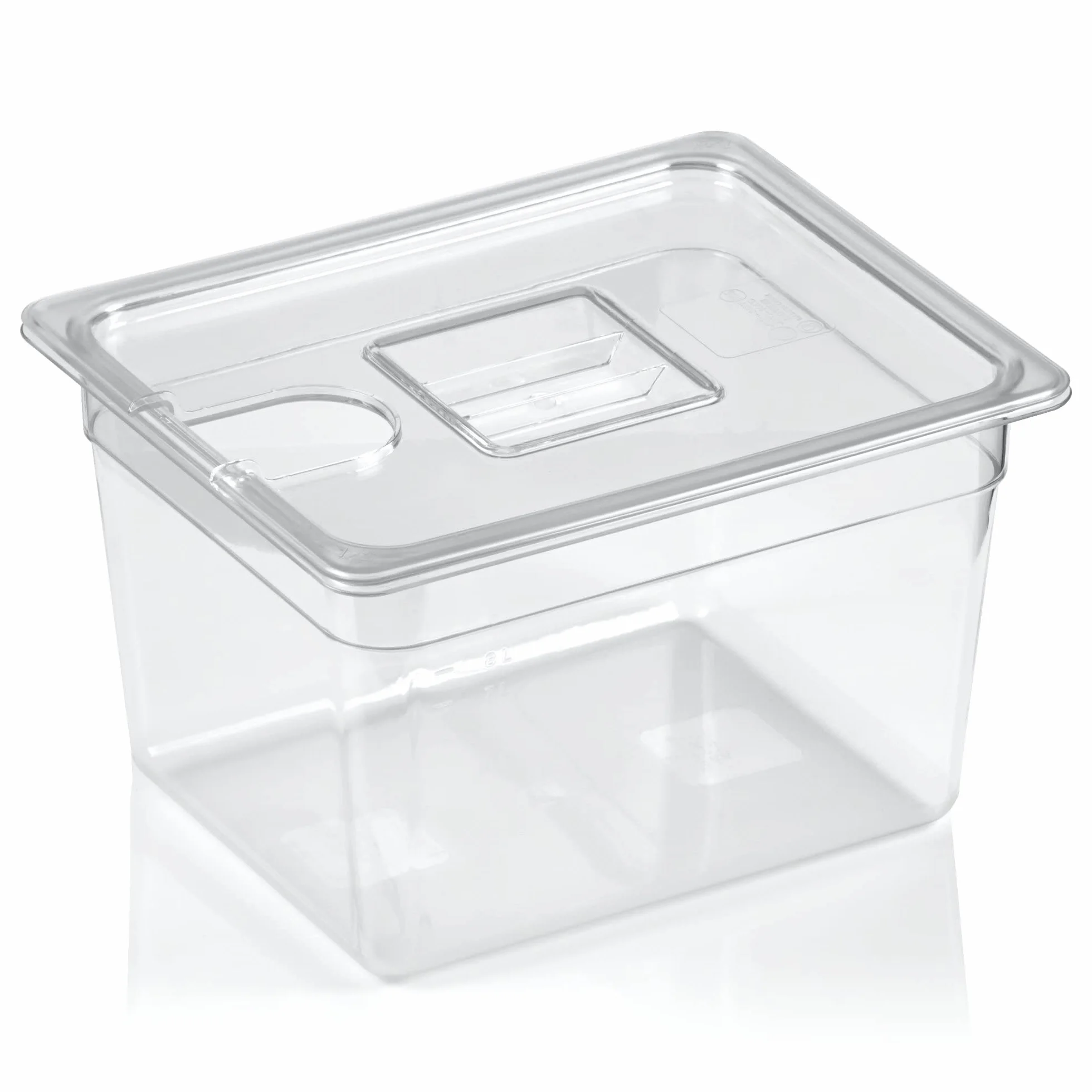 Mahlzeit Sous Vide Garer - Bagnotta d'acqua fino a 12 litri, con coperchio abbinato, contenitore GN 1/2, contenitore Sous Vide con coperchio, bacino di sous, contenitore per il gas, set per la cottura