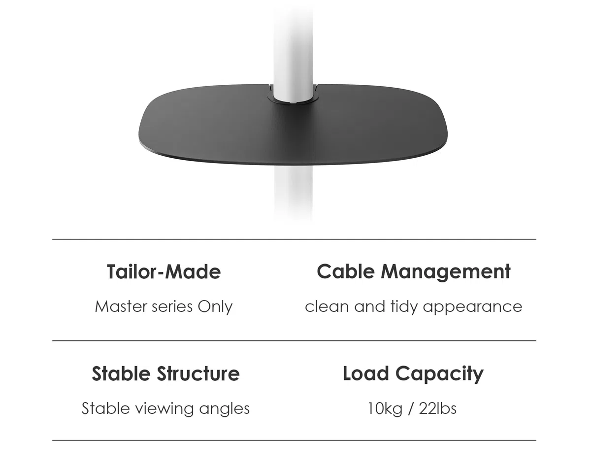 FITUEYES Della Piastra di Scaffalatura in Metallo Capacità di Carico 10 kg Per Serie Master 2nd FT65