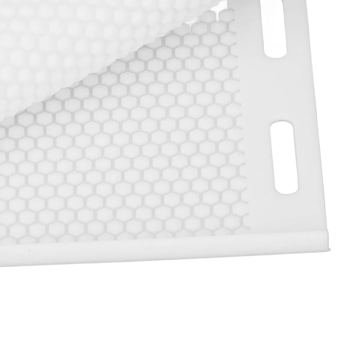 Zerodis Stampo in Foglio di Cera D'api, 2 Fogli a Nido d'Ape da 5,4 Mm Che Realizzano Stampi Foglio di Base in Cera D'api in Silicone Foglio di Fondazione Manuale in Cera D'api