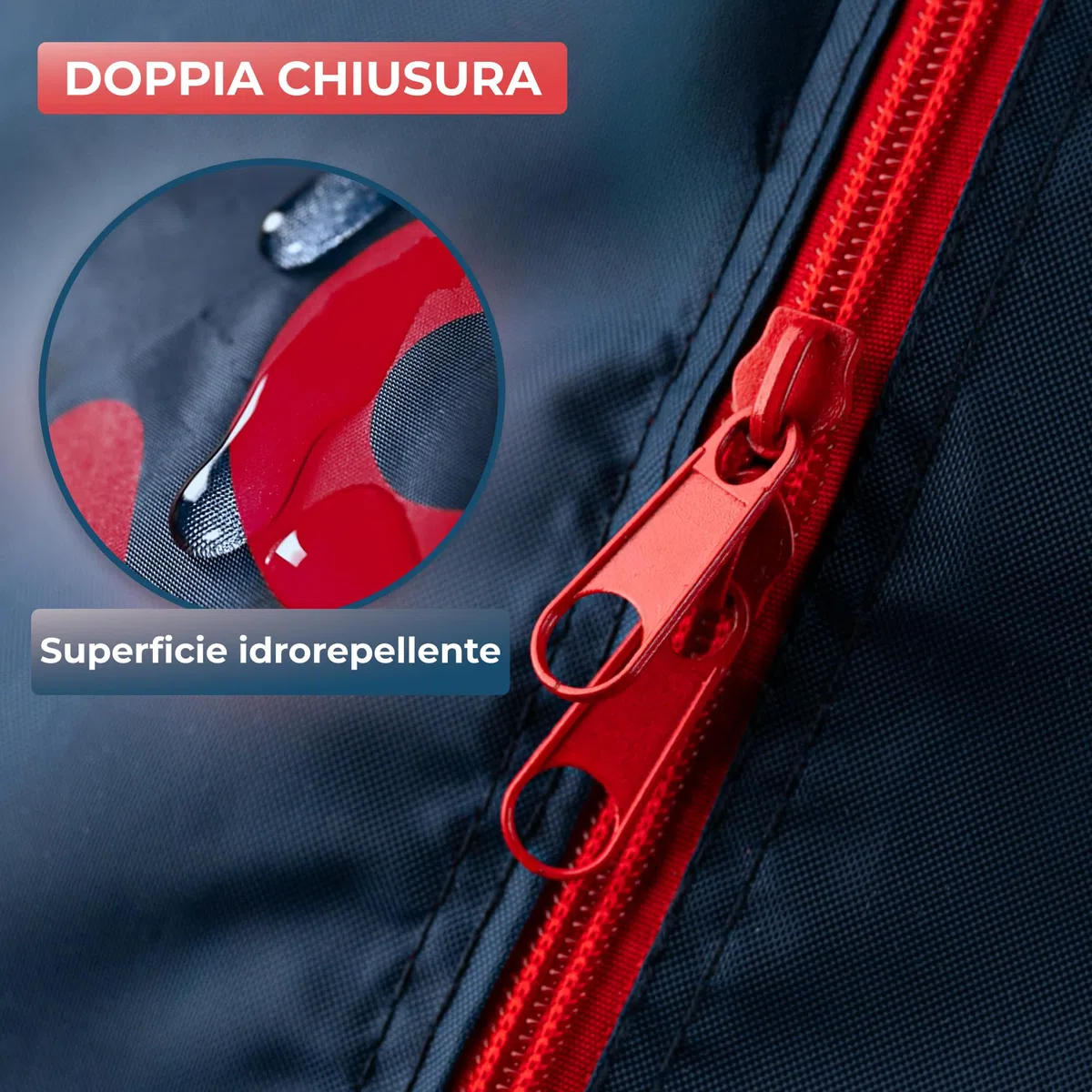 WRAPPYBAG Custodia Materasso Singolo/Matrimoniale in Poliestere Oxford con 4 Manici – Sacco Proteggi Materasso per Trasloco, Conservazione e Trasporto – Matrimoniale 160 x 200 cm – in 5 Misure