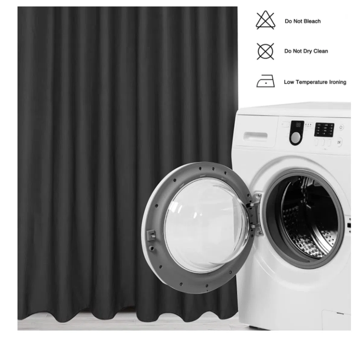 Tenda Doccia Foglie Verdi Rosa Tenda Doccia Antimuffa Tenda per Doccia Resistente Poliestere Tende Doccia Impermeabile Tenda Vasca da Bagno Moderne Tende Finestra Bagno 200x240cm