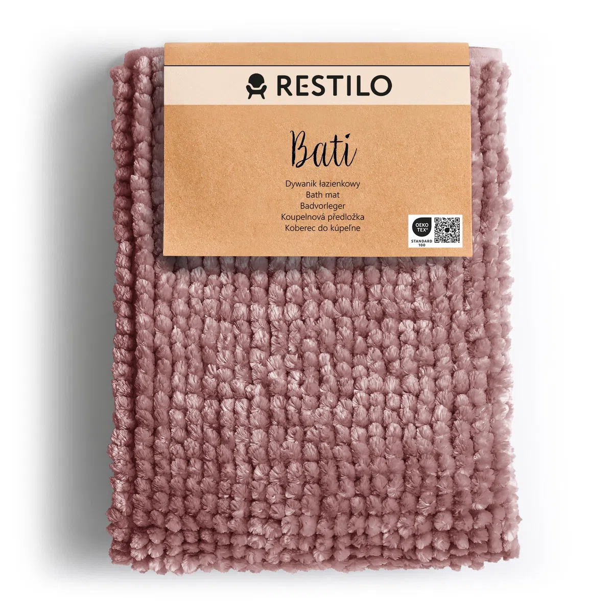 Tappeto Bagno Antiscivolo 70 x 120 cm Tappetino da bagno super assorbente Uva Bati