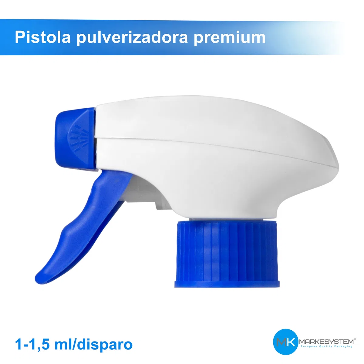 Flacone di plastica spray vuota da 750 ml (5 unità) Traslucido e riciclabile HPDE - casa e professionale - Pistola per prodotti chimici, liquidi, alcolici ecc.