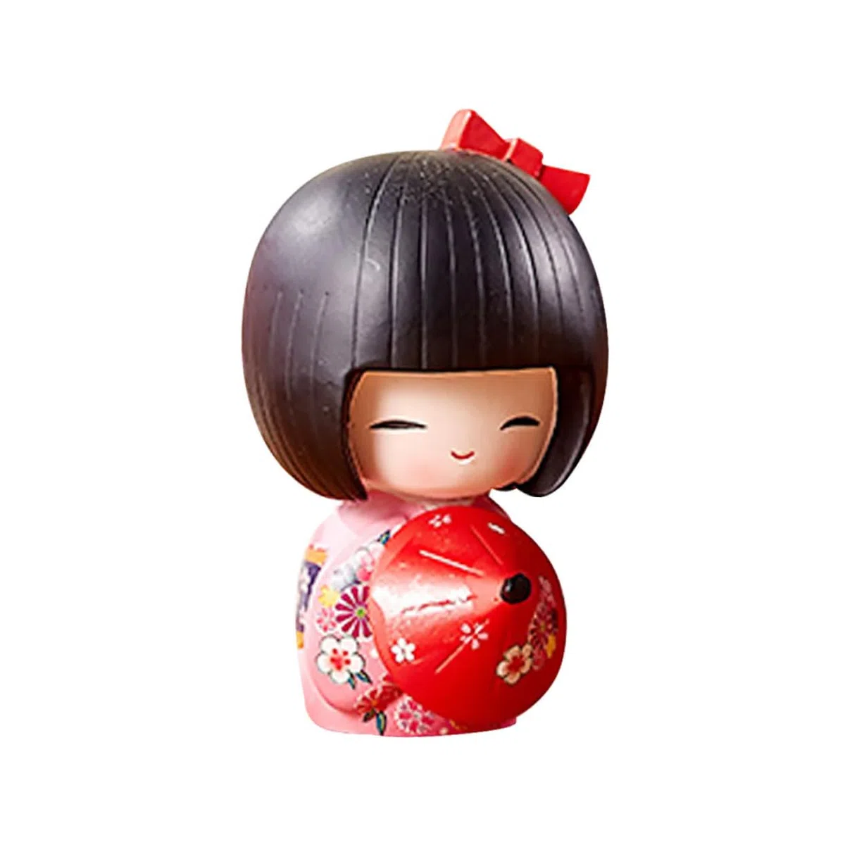 Artibetter 2Pcs Bambole In Miniatura Decorazione Auto Kimono Giapponese Artigianato Giapponese Statua Ombrello Giapponese Giapponese Kokeshi Bambola Casa Decorazione Giapponese Regalo Di