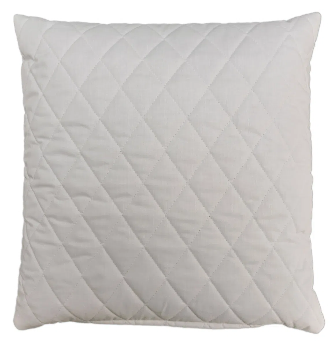 Giraffenland Cuscino di grano saraceno bio 40x40cm Tessuto trapuntato bianco, Cuscino con fodera interiore supplementare bio