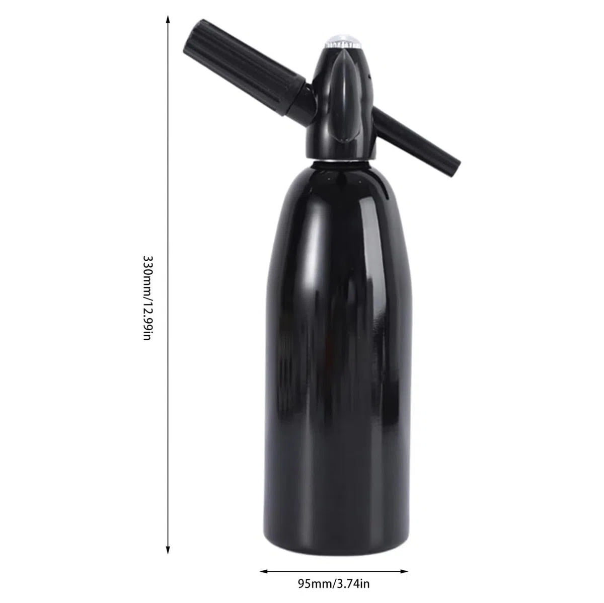 1L Alluminio Soda Sifone Maker Manuale Fatti in Casa Mojito Gin Cocktail Vino Spritzers Riutilizzabile Durevole Bevande FAI DA TE Facile da Usare Pulito Bar Strumento da Cucina