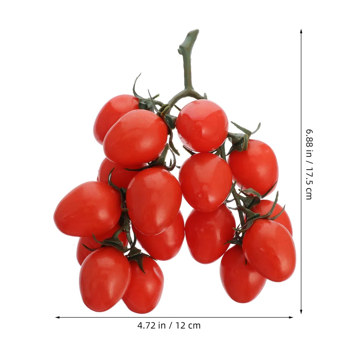 FUOYLOO Pomodori Sintetici Decorativi in Schiuma per Arredamento Casa Effetto Realistico, per Decorazioni Natalizie e Scenografie Fotografiche