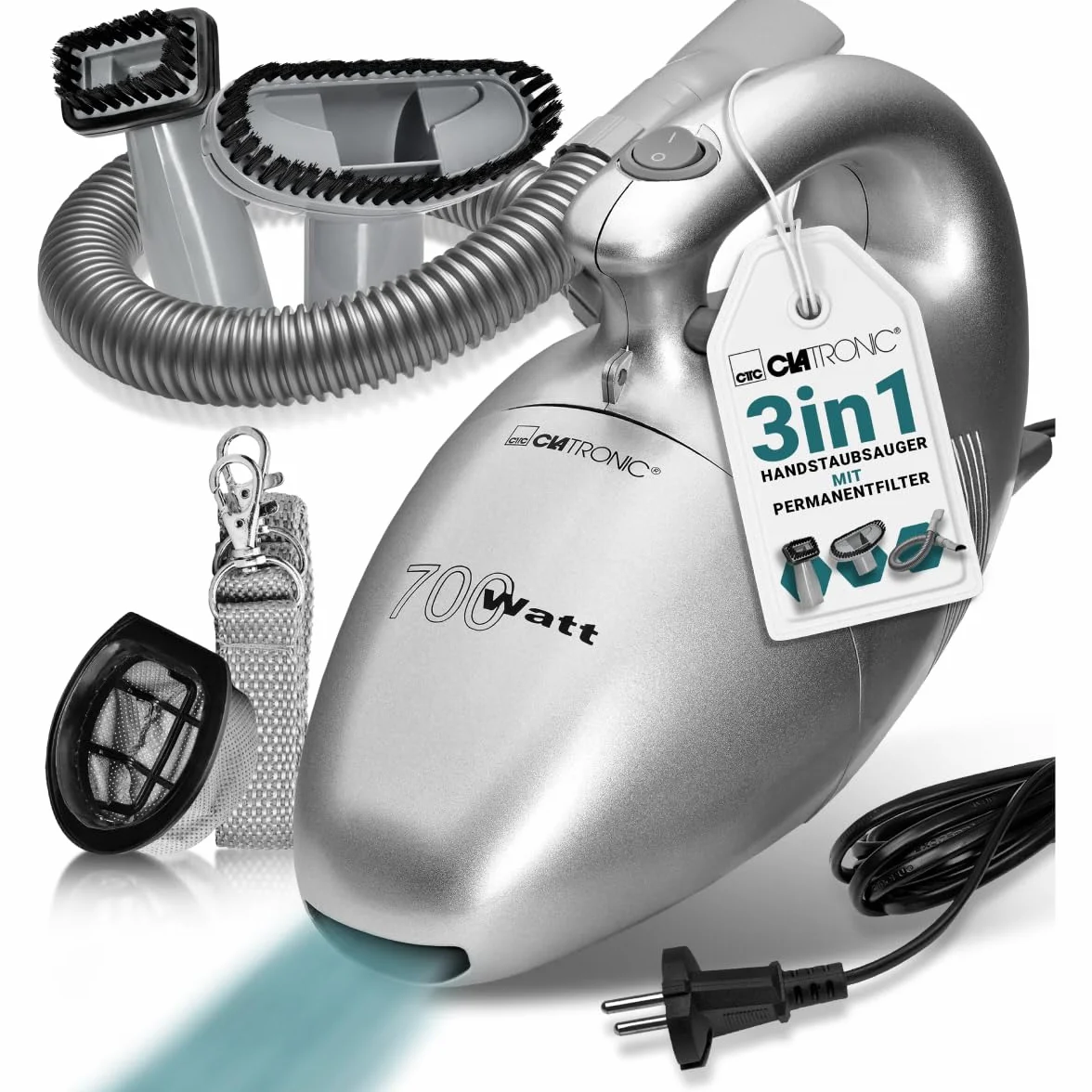 Clatronic HS 2631 Aspiratutto Elettrico