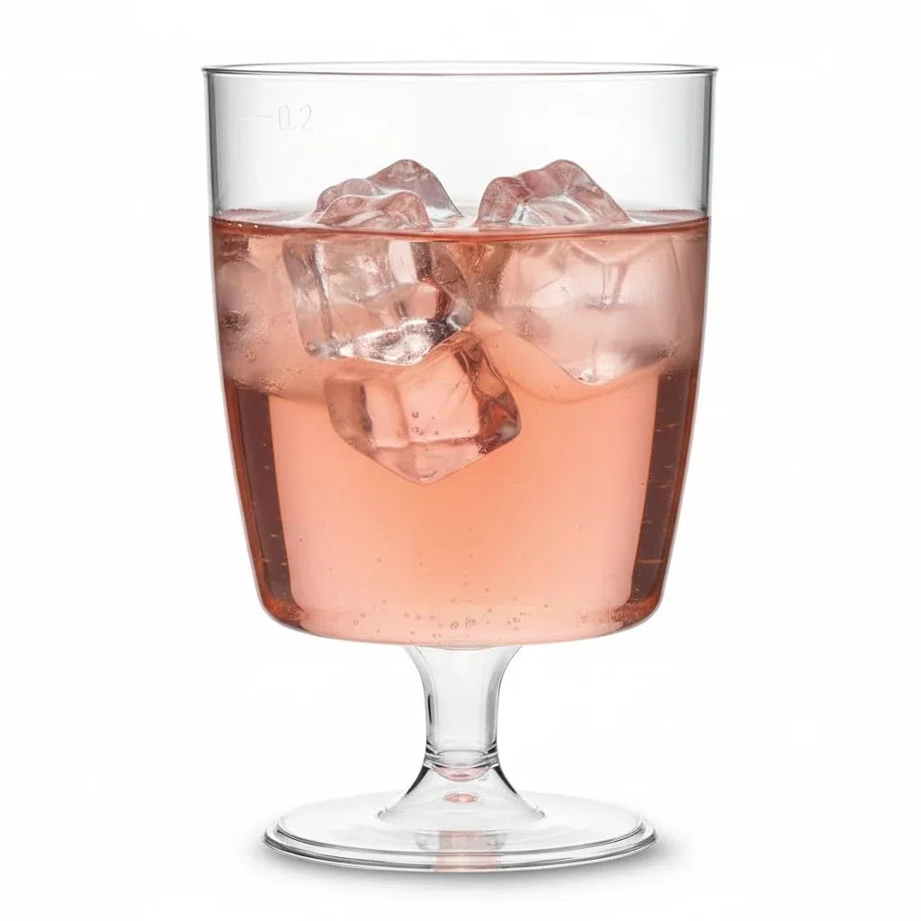 100 bicchieri da vino in plastica, 230 ml, adatti per vin brulè
