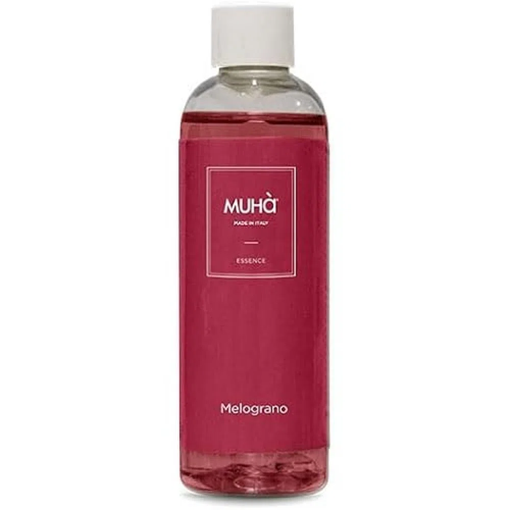 MUHA' | Ricarica per Diffusore, Profumatore per Ambiente, Fragranza Melograno, Formato da 500 ml