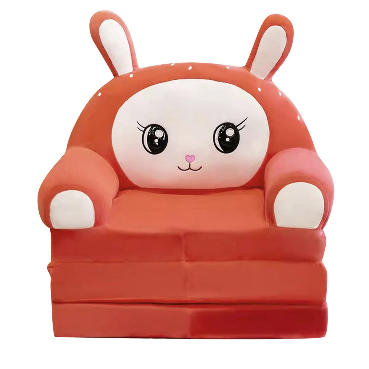Divano per Bambini Pieghevole 2 in 1 con Schienale e Cuscini, Divano per Bambini Pieghevole, Divano a Sdraio Carino a Fumetti, Divano per Bambini con Struttura Ribaltabile, Letto per Bambini per