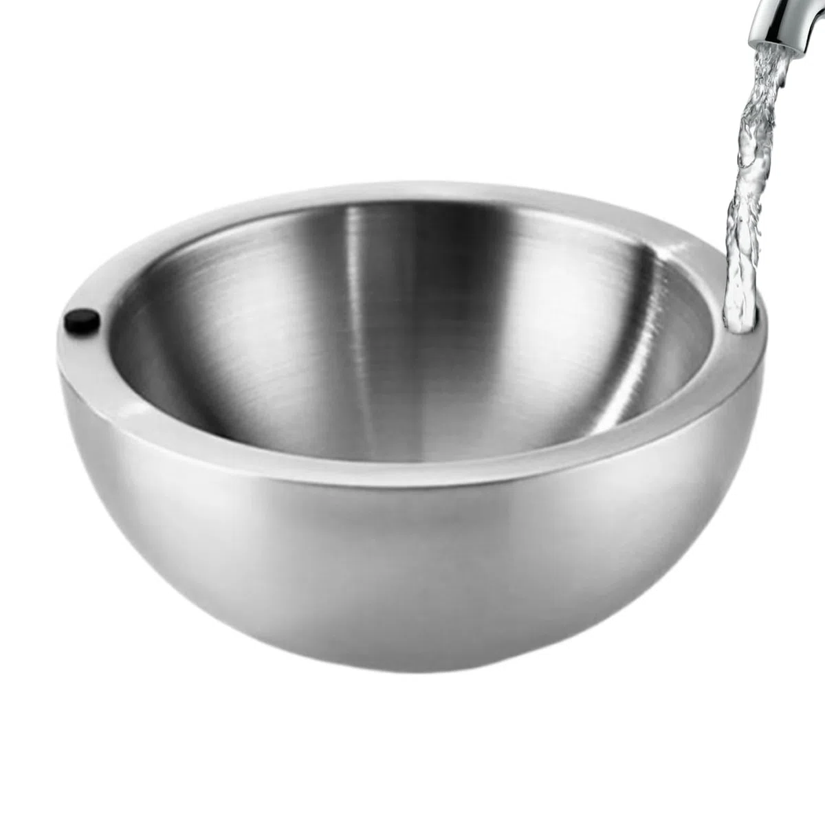 Generico Dip Chiller Bowl - Stainless Steel Double Walled Insulated Serving Bowl, 20x20x9cm Double Walled Insulated Party Dish For Salsa Guacamole Condiments Sauces Salad Hot Cold Food Appetizer