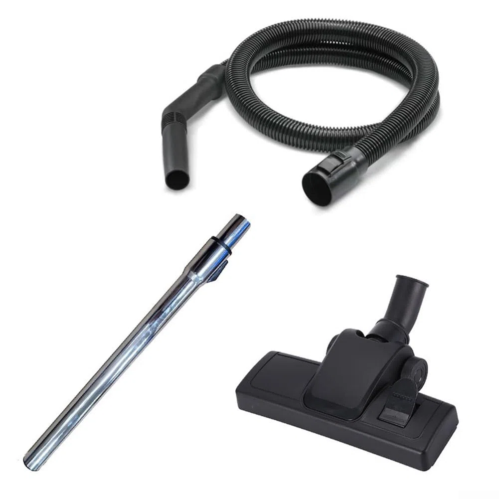 Tubo di ricambio per aspirapolvere, tubo di aspirazione in acciaio inox, set di spazzole per pavimenti, struttura in plastica duratura, per Karcher WD MV SE Series
