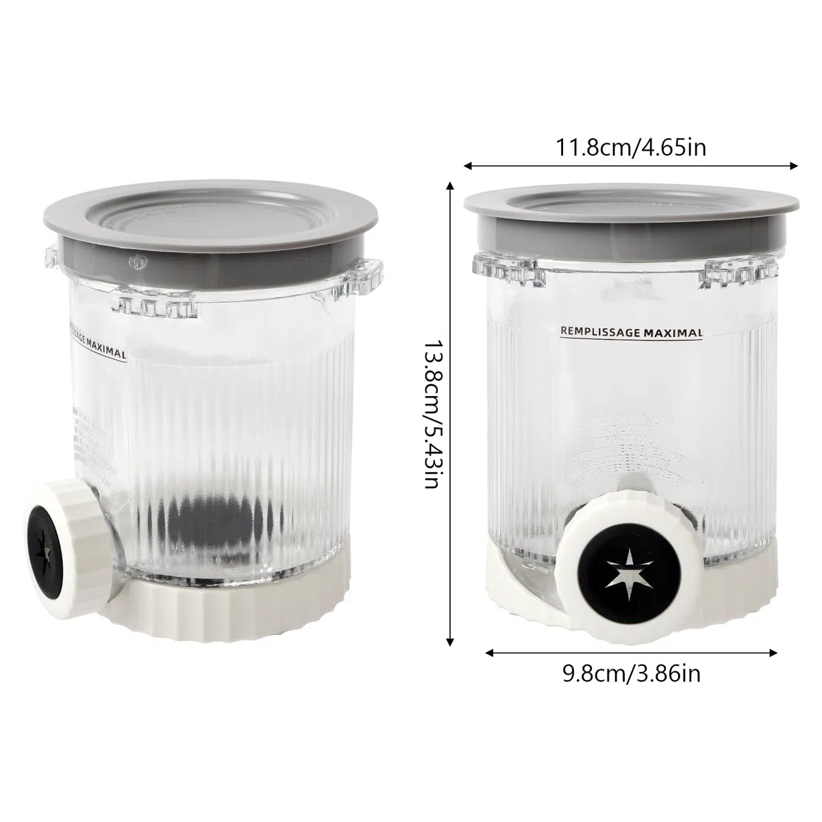 Contenitori per Ninja Creami Swirl Pinte e coperchi, contenitore per ghiaccio compatibile NC700 701 NC701Q CN701CO Ninja Creami Swirl Pinte, BPA Free e lavabile (4 pezzi)
