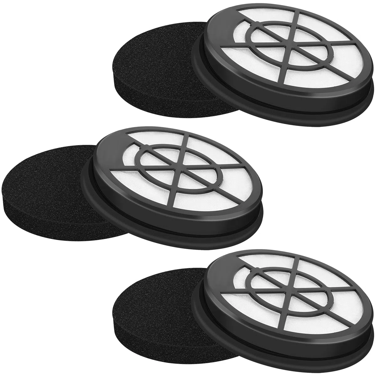 3 filtri per Eureka WhirlWind Hoover Bagless Filtro HEPA per Eureka NEN110A NEN110B NEN110D Filtro di ricambio