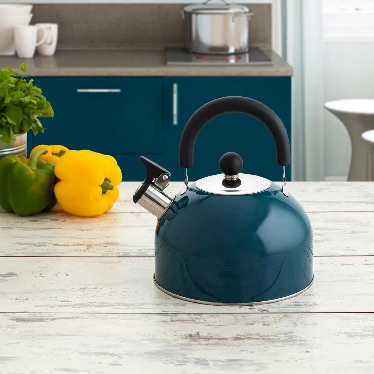 Quid Astral Bollitore Acciaio Inox 2L Blu
