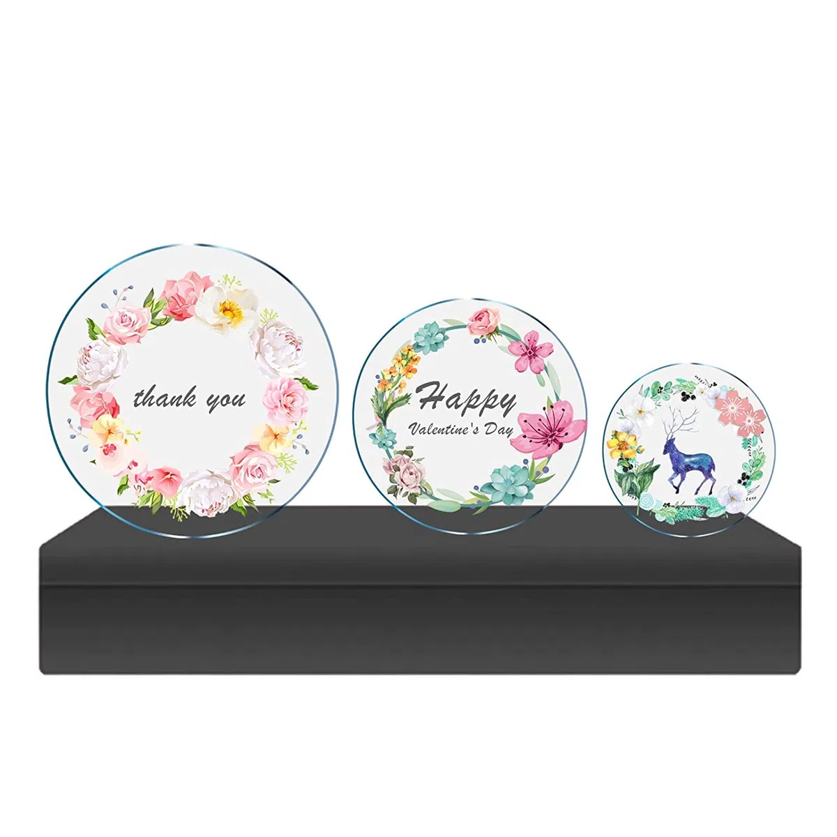 25/50PCS Dischi Acrilici Disco Trasparente Rotondo Foglio Acrilico Trasparente Cerchi Acrilici Vuoti for Progetti Fai da Te e Artigianato (Color : 14cm 1mm, Size : 25PCS)