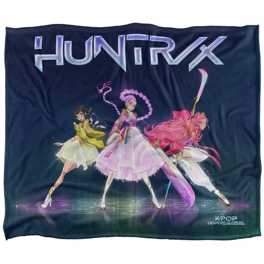 Kpop Demon Hunters Huntrix Honmoon Protectors Silky Touch Super Soft Throw Blanket 152 x 127 cm