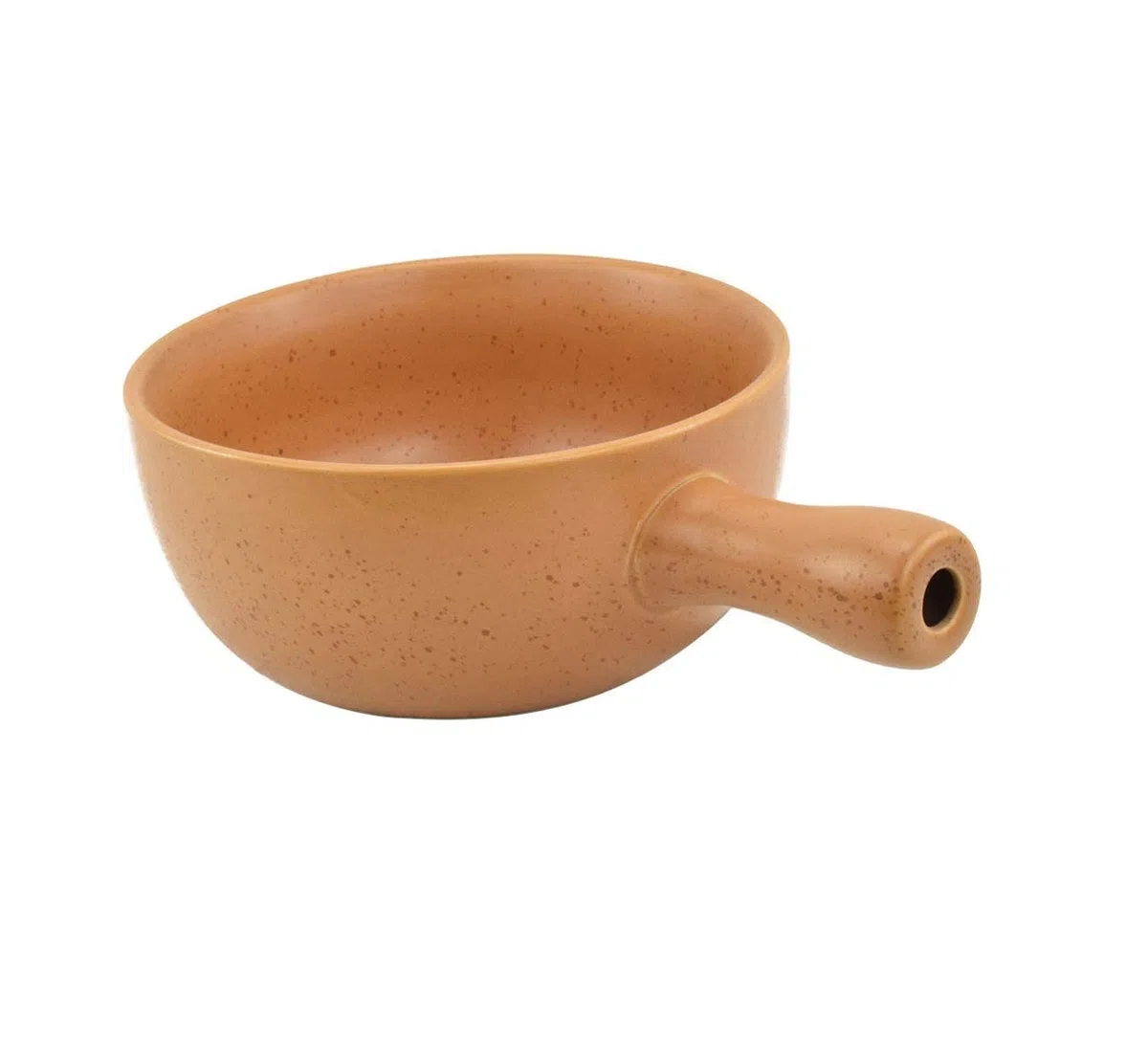 Padella per fonduta in ceramica ignifuga, gialla, diametro 22,5 cm Capacità 2,5 L. Resistenza al calore del materiale naturale fino a 400 gradi Celsius