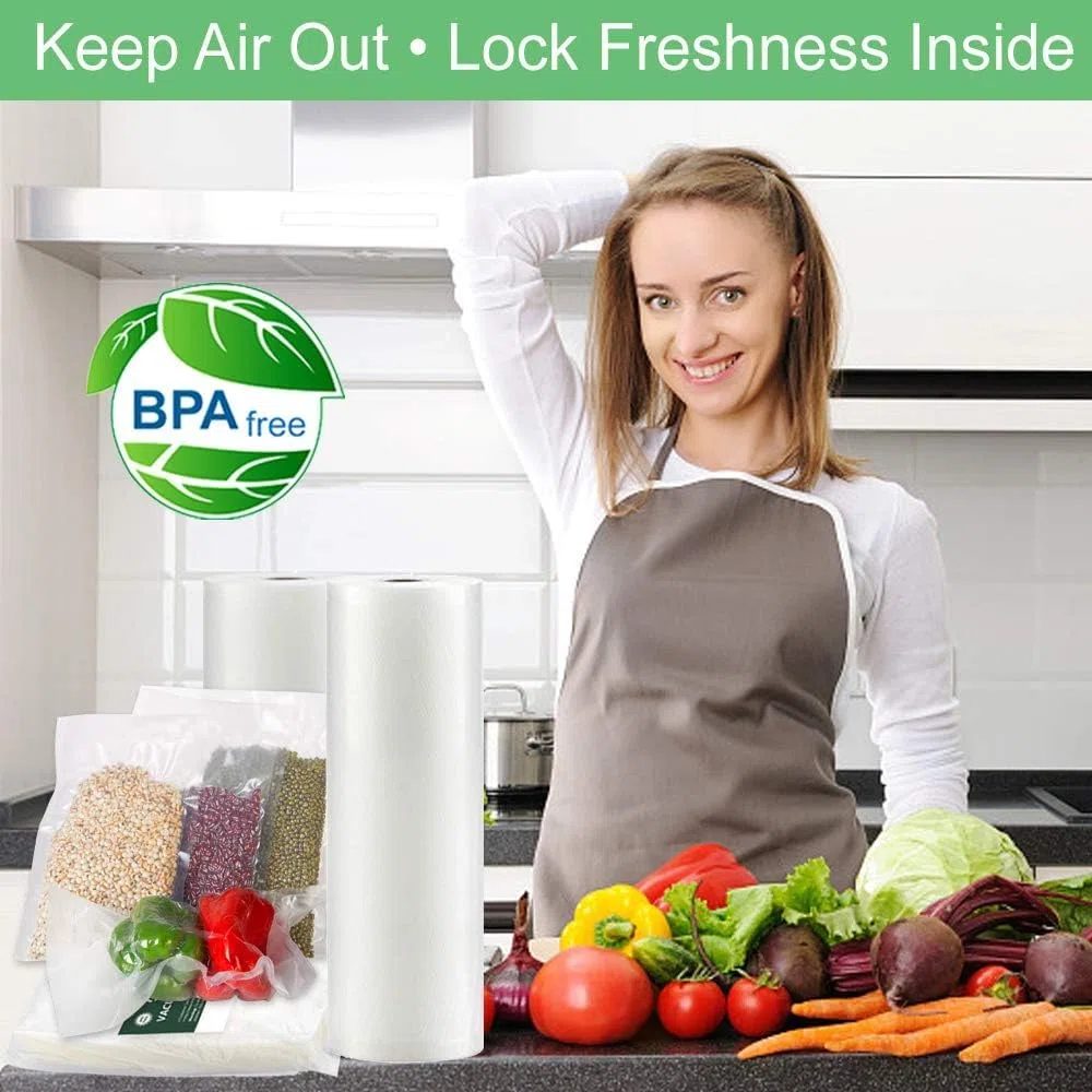 O2frepak 100 Buste 30x40cm Buste Sottovuoto Alimenti,Sacchetti Sottovuoto per Alimenti,Sacchi Sottovuoto Alimenti senza BPA