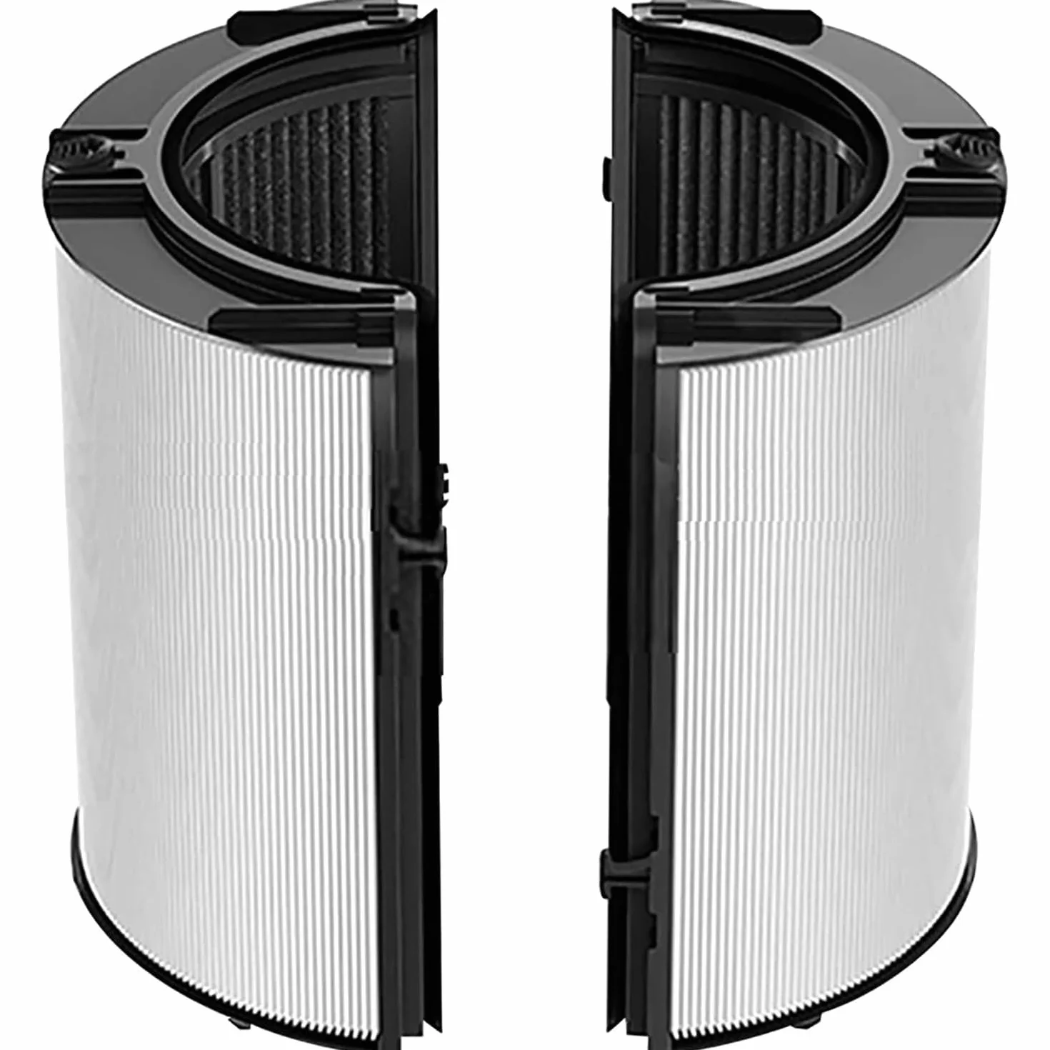 Filtro di ricambio HEPA 2 in 1 + carbonio compatibile con depuratore d'aria Dyson HP04 TP04 DP04 PH04 HP09 TP09 HP07 TP07 PH03 PH01, filtro HEPA H13 Grade True HEPA purificatore d'aria