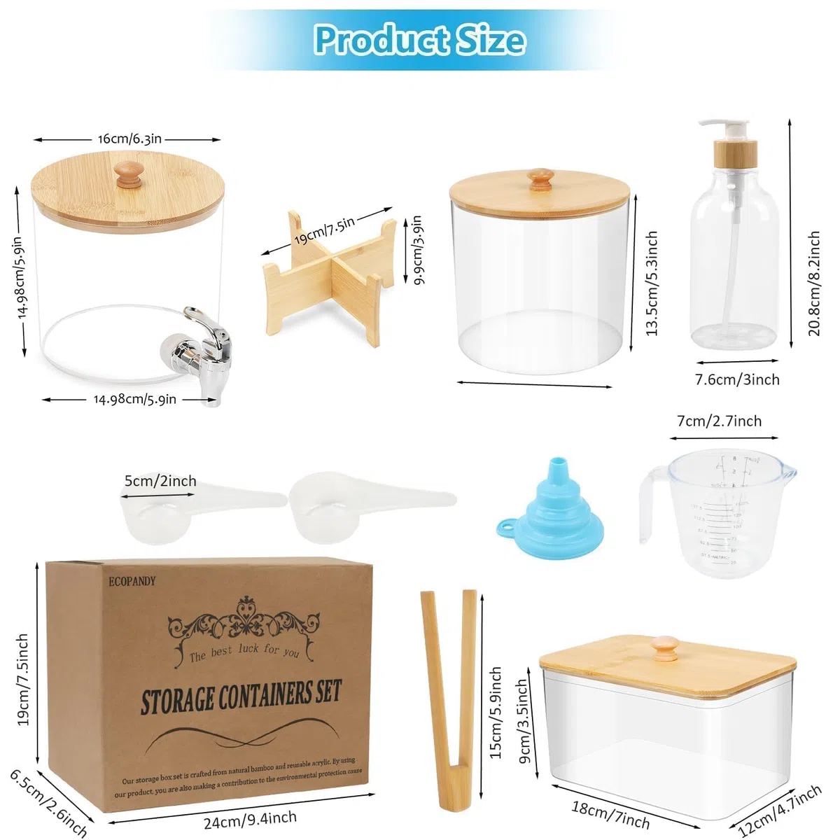 4 Pezzi Contenitore Detersivo Polvere - 3L Porta Detersivo Con Rubinetto E Supporto, 3L Dispenser Detersivo Lavatrice, Contenitore Quadrato 2L Con Clip,0.8l Contenitori per Detersivi Lavanderia
