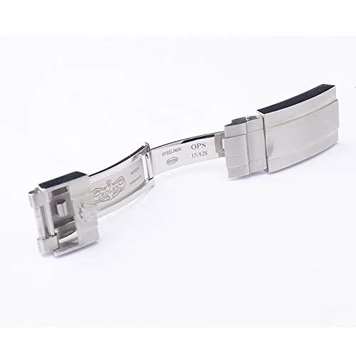 Accessori Fibbia Cinturino in Acciaio con Fibbia A Combinazione 16Mm per Rolex Deepsea Polizia di Stato Daytona-Matte