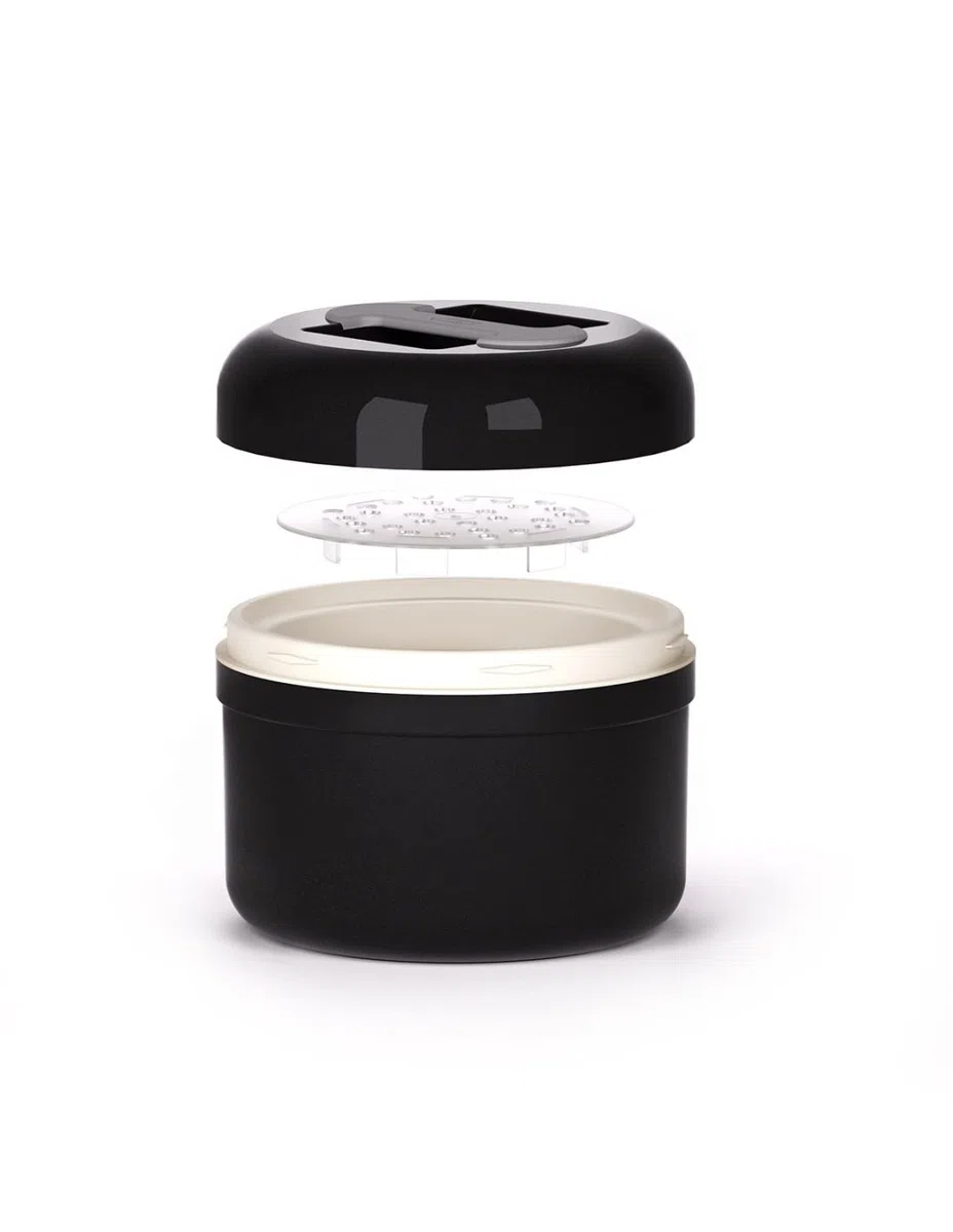 Valira Food Service - Secchiello per Ghiaccio Termico 2.5L Prodotto in Spagna, Colore Nero