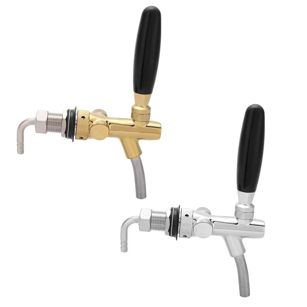 G5 / 8 Spillatori Per Birra,Rubinetto Per Birra Regolabile,Rubinetto Della Birra Del Rubinetto Della Birra per Bar,Hotel,Ristoranti,Casa(Argento)