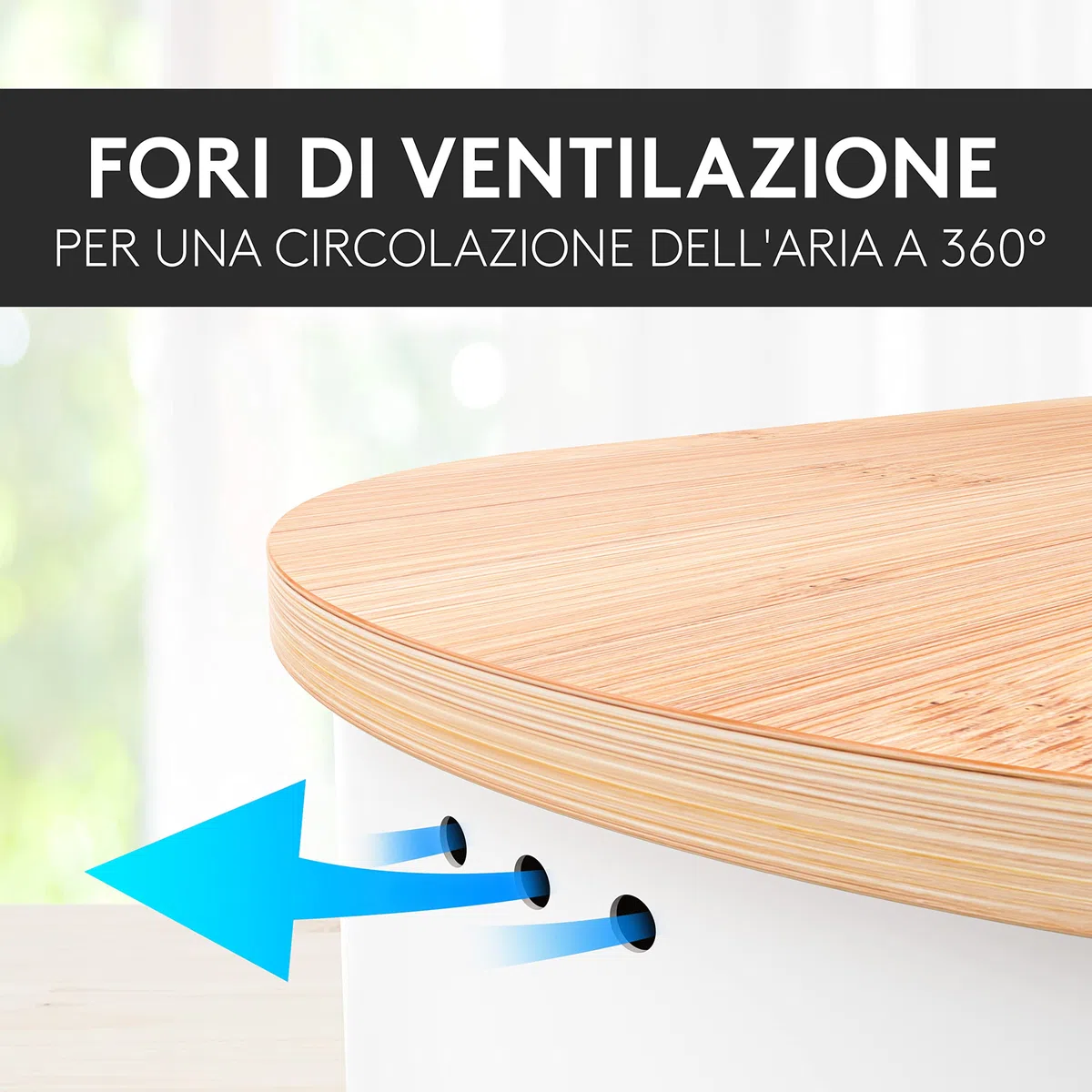 Vezato Scatola Cestino del pane - sostenibile per una lunga freschezza - extra large con coperchio di bambù e tagliere - con sacchetto