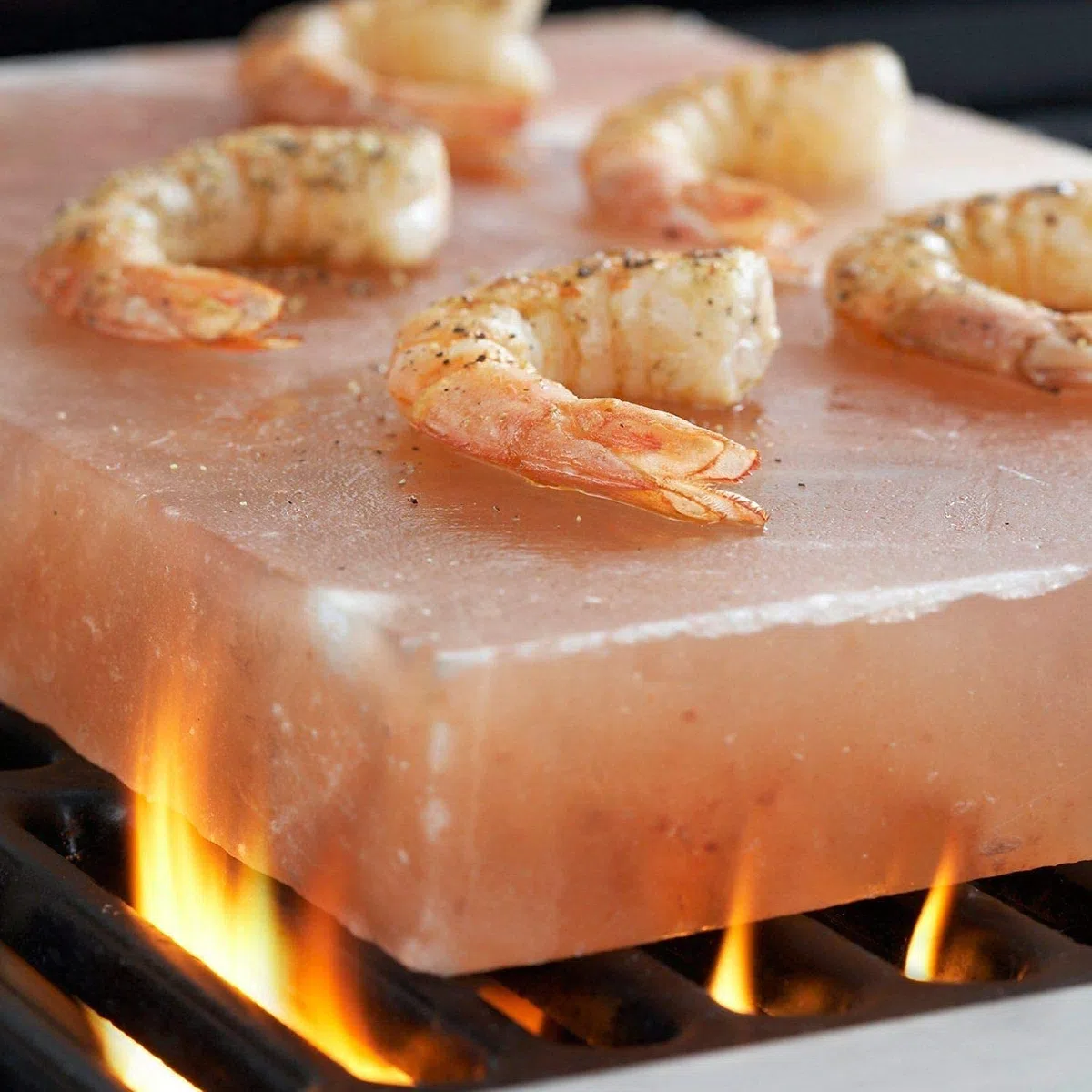 Magic Salt Lighting For Your Soul - Ferro di sale rosa dell'Himalaya, 30 x 20 cm, con supporto per cottura di carne, pesce