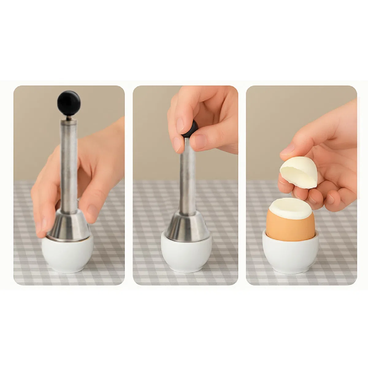 Louis Tellier N4183 - Taglia Uovo Professionale in Acciaio Inox