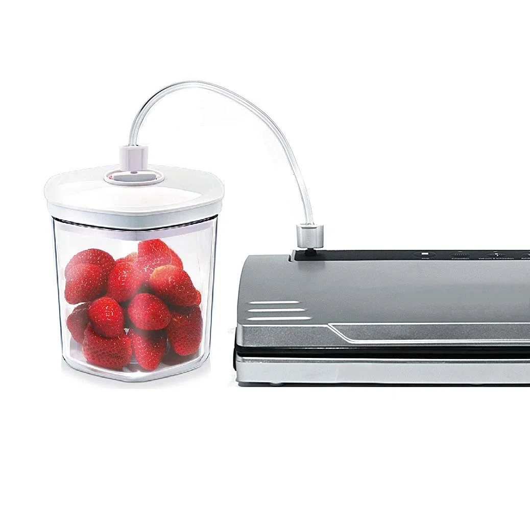 Maxxo Set di 3 Contenitori Professionale 0,7/1,4/2l Scatole Universale Alimentare per Macchine Sottovuoto per alimenti sensibili alla pressione e liquidi