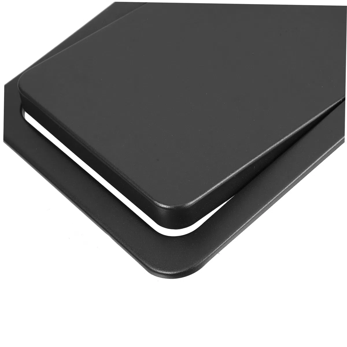 Valvola della spazzatura in acciaio inox con coperchio incorporato Recessed Trash Can Lid Flippbar per cucina piano di lavoro e lavandino, robusto, facile da pulire, efficiente
