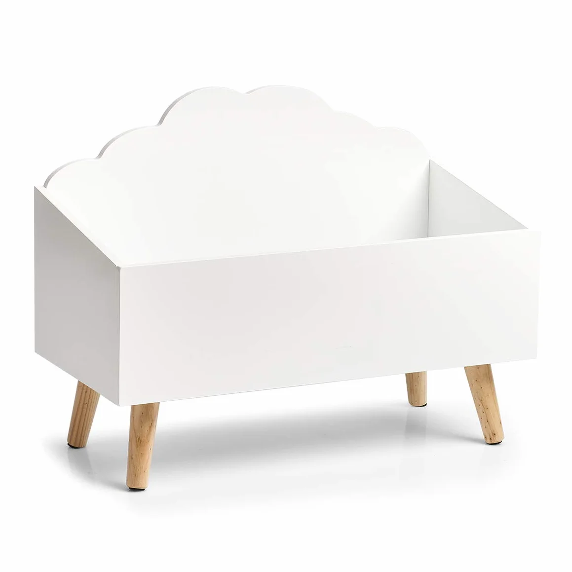 Zeller 13503 - Cassapanca per bambini, in MDF, 58 x 28 x 45 cm, colore: Bianco