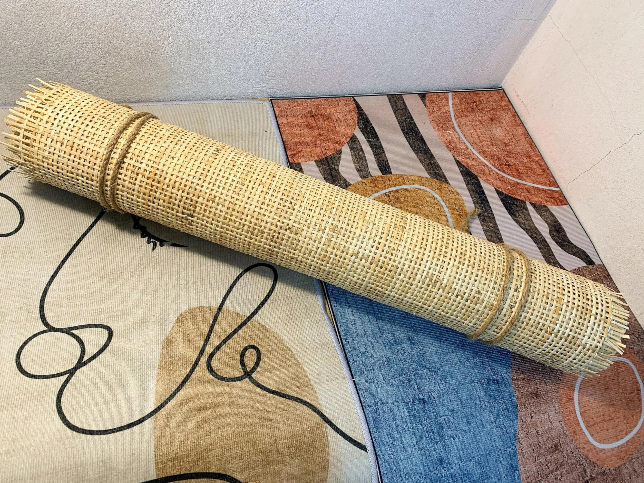 Rattan Rotolo, Naturale Paglia di Vienna 40 x 250cm, Rattan, Paglia di Vienna per Sedie, Paglia di Vienna Rotolo, Paglia di Vienna al Metro, Paglia per Sedie Rattan, Rattan Mobili, Rattan Materiale