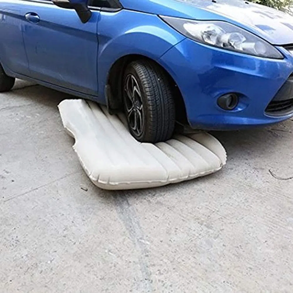Materasso gonfiabile da auto multifunzionale pieghevole, sedile d’auto ad aria + 2 cuscini