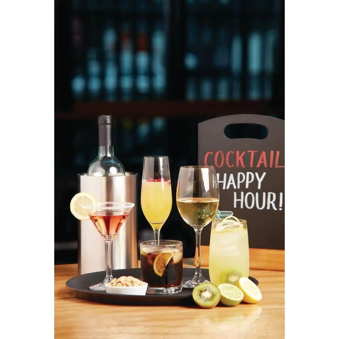 Olympia 6 x Cristal Martini GLASSES 145 ml 141,7 gram cocktail Drinking flutes Tumblers