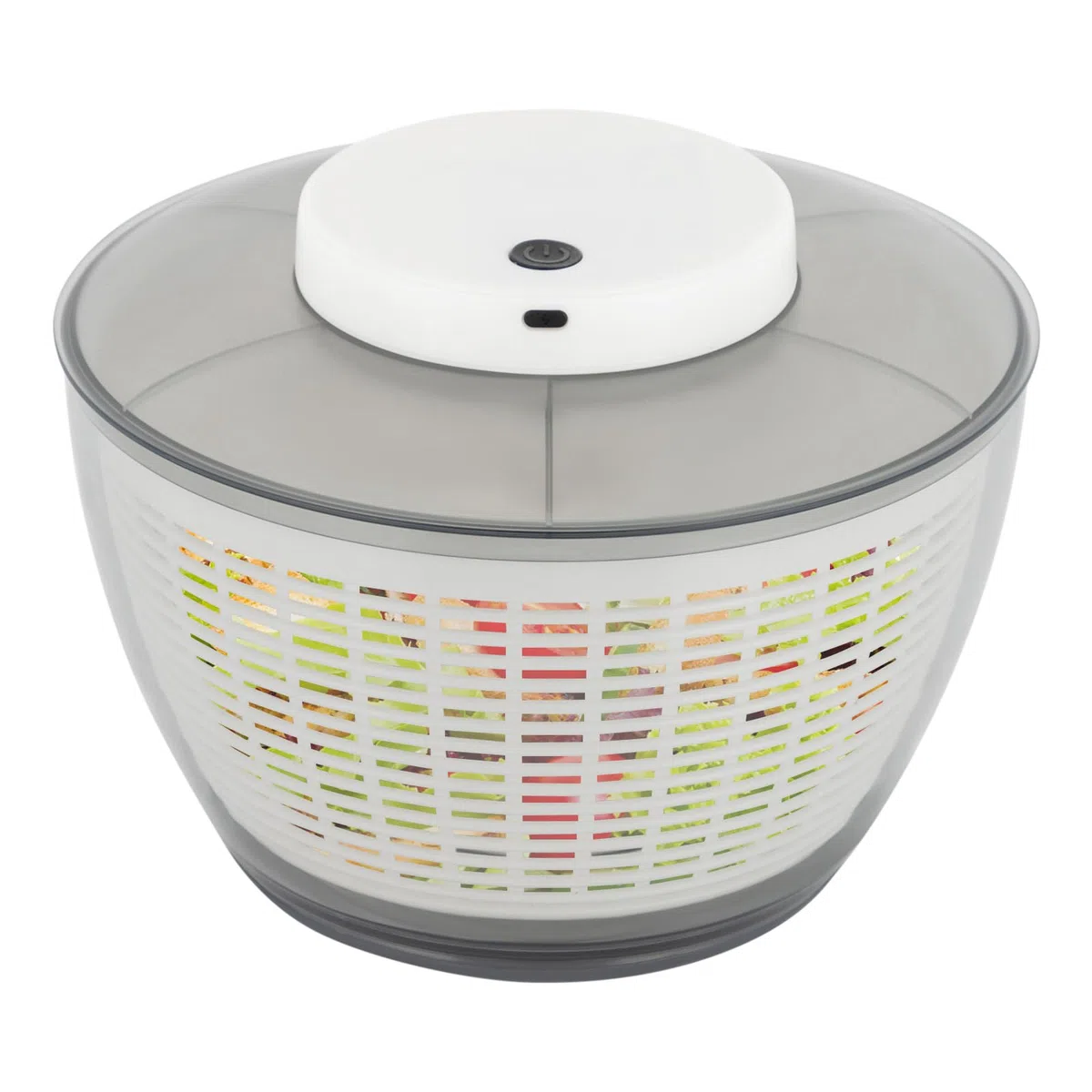 Centrifuga per insalata elettrica -500 RPM elimina rapidamente l'umidità centrifuga automatica - 4,75 L per lattuga, pomodori, cavolo riccio, erbe aromatiche - ricaricabile USB