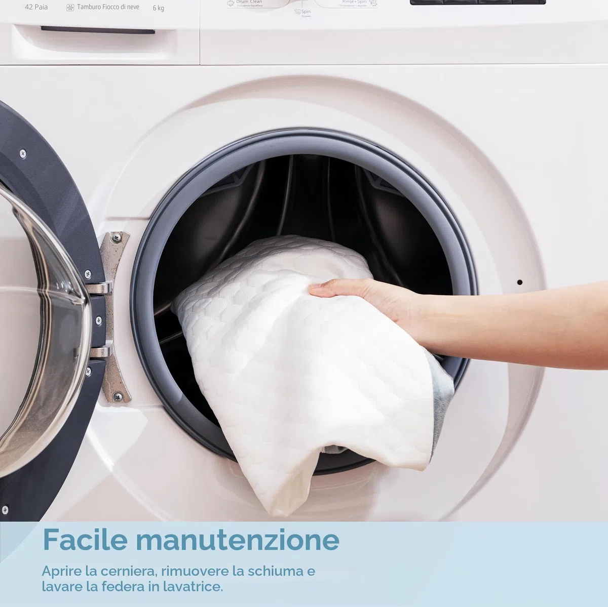 Cuscino a Cuneo 3-in-1 Ergonomico, Set Cuscino Triangolare Pieghevole in Memory Foam, Supporto Regolabile per Schiena e Gambe, Ideale per Lettura e Relax a Letto