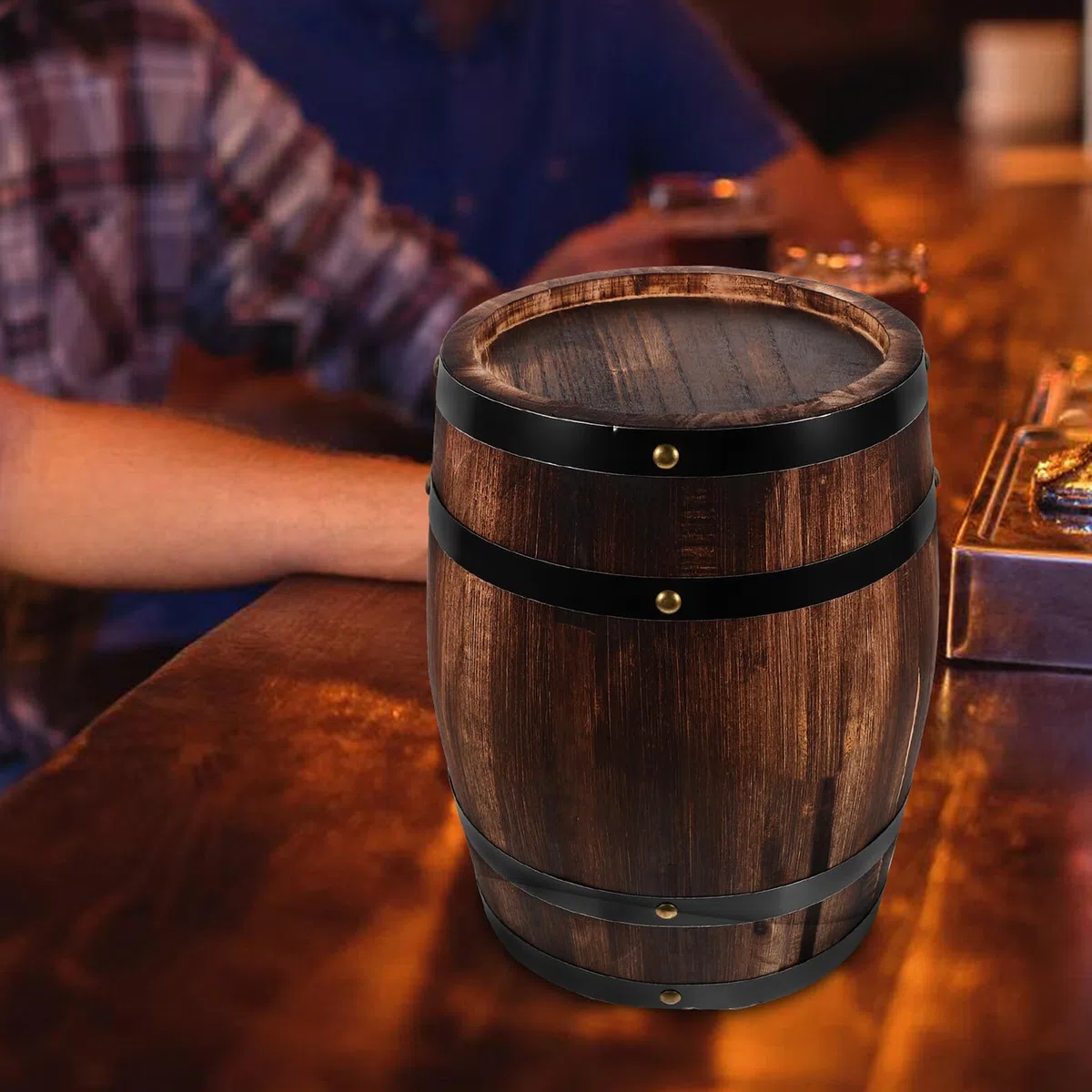 STOBAZA Botte Design Versatile e Facile da Posizionare in Quercia Stili multipli per e Birra per Spazi Commerciali e Bar Stili multipli