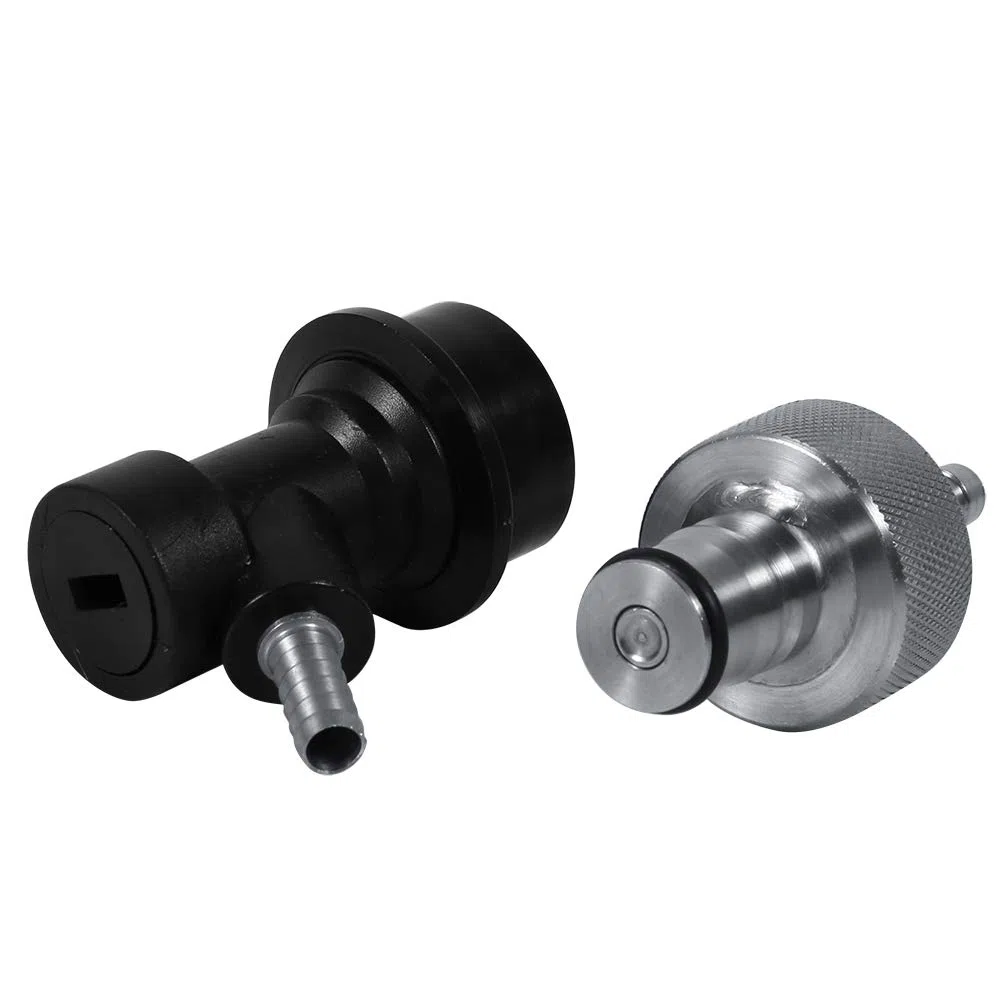 Haofy Tappo Carbonatazione Acciaio Inox 1/4" Barb per Bottiglie Plastica e Connettori Sfera. Alta Qualit¨¤. Adatto per Birra Soda Acqua Succo. Facile da Usare. Multi-funzione.