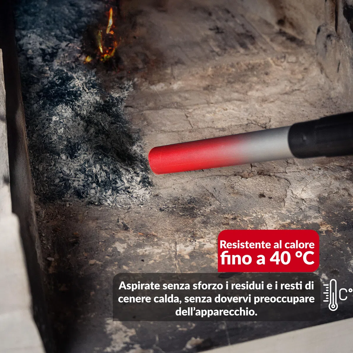 LEHMANN Bidone Aspiracenere senza Sacco 18L, 1200W, Robusto Serbatoio, Lavabile Filtro HEPA in Cestello Metallico, Funzione Soffiaggio, Aspirapolvere per Stufa a Pellet, Camino e Barbecue